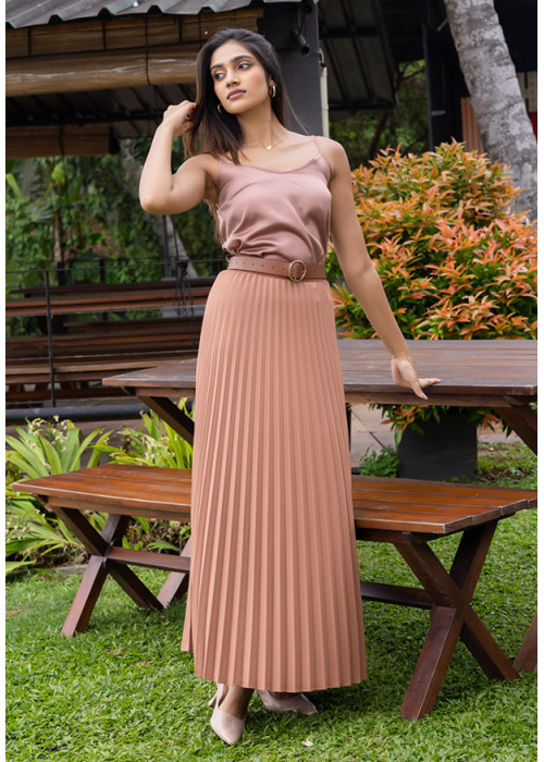 LIVVIE PLEATED SKIRT